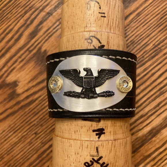Leather cuff, up to 6 3/4” wrist - Picture 6 of 7